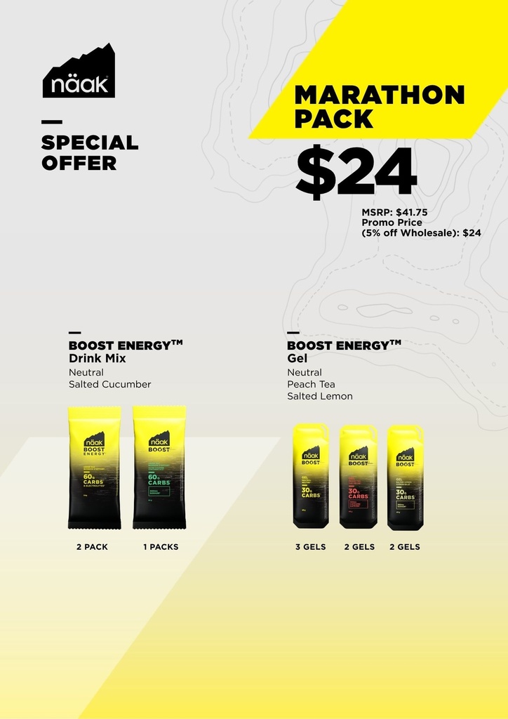 Boost Energy™ | Retail Marathon Pack